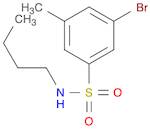 Benzenesulfonamide, 3-bromo-N-butyl-5-methyl-