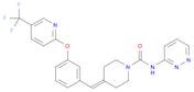 1-Piperidinecarboxamide, N-3-pyridazinyl-4-[[3-[[5-(trifluoromethyl)-2-pyridinyl]oxy]phenyl]methyl…