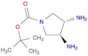 1-Pyrrolidinecarboxylic acid, 3,4-diamino-, 1,1-dimethylethyl ester, (3S,4S)-