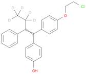 Phenol, 4-[1-[4-(2-chloroethoxy)phenyl]-2-phenyl-1-buten-1-yl-3,3,4,4,4-d5]-