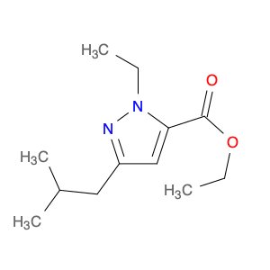 1H-Pyrazole-5-carboxylic acid, 1-ethyl-3-(2-methylpropyl)-, ethyl ester