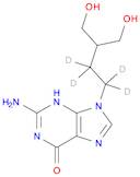 6H-Purin-6-one, 2-amino-1,9-dihydro-9-[4-hydroxy-3-(hydroxymethyl)butyl-3,3,4,4-d4]-