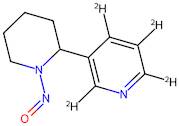 Pyridine-2,3,4,6-d4, 5-(1-nitroso-2-piperidinyl)-