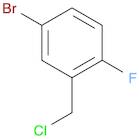 Benzene, 4-bromo-2-(chloromethyl)-1-fluoro-