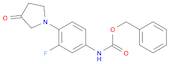 Carbamic acid, N-[3-fluoro-4-(3-oxo-1-pyrrolidinyl)phenyl]-, phenylmethyl ester