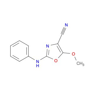 4-Oxazolecarbonitrile, 5-methoxy-2-(phenylamino)-
