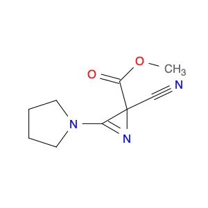 2H-Azirine-2-carboxylic acid, 2-cyano-3-(1-pyrrolidinyl)-, methyl ester