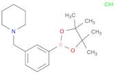 Piperidine, 1-[[3-(4,4,5,5-tetramethyl-1,3,2-dioxaborolan-2-yl)phenyl]methyl]-, hydrochloride (1:1)