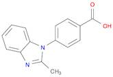 Benzoic acid, 4-(2-methyl-1H-benzimidazol-1-yl)-