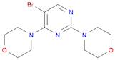 Morpholine, 4,4'-(5-bromo-2,4-pyrimidinediyl)bis-