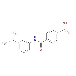 Benzoic acid, 4-[[[3-(1-methylethyl)phenyl]amino]carbonyl]-