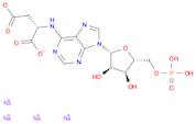 L-Aspartic acid, N-[9-(5-O-phosphono-β-D-ribofuranosyl)-9H-purin-6-yl]-, sodium salt (1:4)