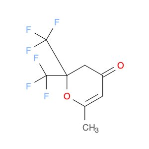 4H-Pyran-4-one, 2,3-dihydro-6-methyl-2,2-bis(trifluoromethyl)-