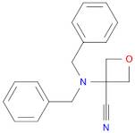 3-Oxetanecarbonitrile, 3-[bis(phenylmethyl)amino]-