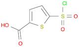 2-Thiophenecarboxylic acid, 5-(chlorosulfonyl)-