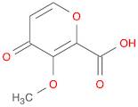 4H-Pyran-2-carboxylic acid, 3-methoxy-4-oxo-