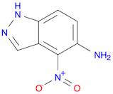 1H-Indazol-5-amine, 4-nitro-