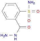 Benzoic acid, 2-(aminosulfonyl)-, hydrazide