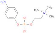 Ethanaminium, 2-[[(4-aminophenoxy)hydroxyphosphinyl]oxy]-N,N,N-trimethyl-, inner salt