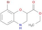 2H-1,4-Benzoxazine-2-carboxylic acid, 8-bromo-3,4-dihydro-, ethyl ester