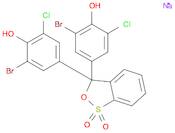 Phenol, 4,4'-(1,1-dioxido-3H-2,1-benzoxathiol-3-ylidene)bis[2-bromo-6-chloro-, sodium salt (1:1)