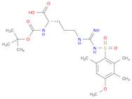 L-Ornithine, N2-[(1,1-dimethylethoxy)carbonyl]-N5-[imino[[(4-methoxy-2,3,6-trimethylphenyl)sulfo...