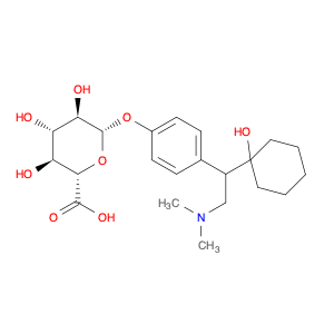 β-D-Glucopyranosiduronic acid, 4-[2-(dimethylamino)-1-(1-hydroxycyclohexyl)ethyl]phenyl