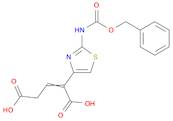 2-Pentenedioic acid, 2-[2-[[(phenylmethoxy)carbonyl]amino]-4-thiazolyl]-