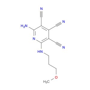 3,4,5-Pyridinetricarbonitrile, 2-amino-6-[(3-methoxypropyl)amino]-