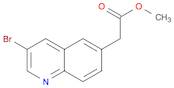 6-Quinolineacetic acid, 3-bromo-, methyl ester