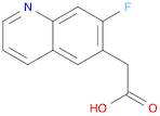 6-Quinolineacetic acid, 7-fluoro-