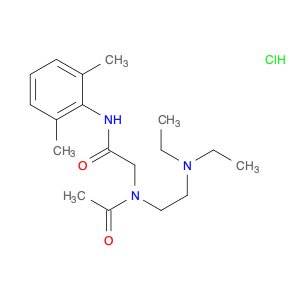 Acetamide, N-[2-(diethylamino)ethyl]-N-[2-[(2,6-dimethylphenyl)amino]-2-oxoethyl]-, hydrochloride …