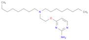 2-Pyrimidinamine, 4-[2-(dioctylamino)ethoxy]-