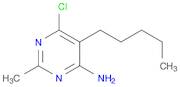 4-Pyrimidinamine, 6-chloro-2-methyl-5-pentyl-