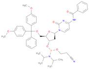 Cytidine, N-benzoyl-5'-O-[bis(4-methoxyphenyl)phenylmethyl]-2'-deoxy-, 3'-[2-cyanoethyl N,N-bis(...