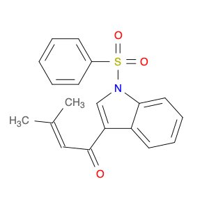 2-Buten-1-one, 3-methyl-1-[1-(phenylsulfonyl)-1H-indol-3-yl]-