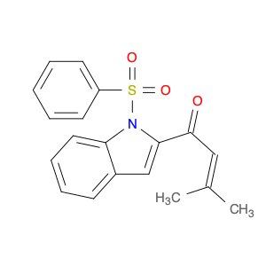2-Buten-1-one, 3-methyl-1-[1-(phenylsulfonyl)-1H-indol-2-yl]-