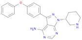 1H-Pyrazolo[3,4-d]pyrimidin-4-amine, 3-(4-phenoxyphenyl)-1-(3R)-3-piperidinyl-