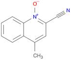 2-Quinolinecarbonitrile, 4-methyl-, 1-oxide