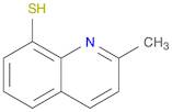 8-Quinolinethiol, 2-methyl-