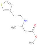 2-Butenoic acid, 3-[[2-(3-thienyl)ethyl]amino]-, methyl ester