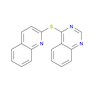 Quinazoline, 4-(2-quinolinylthio)-