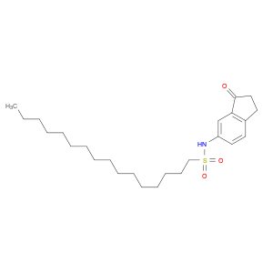 1-Hexadecanesulfonamide, N-(2,3-dihydro-3-oxo-1H-inden-5-yl)-