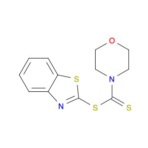 4-Morpholinecarbodithioic acid, 2-benzothiazolyl ester