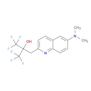 2-Quinolineethanol,6-(dimethylamino)-a,a-bis(trifluoromethyl)-