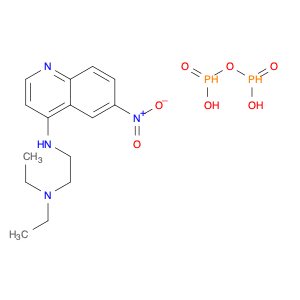 1,2-Ethanediamine, N,N-diethyl-N'-(6-nitro-4-quinolinyl)-, phosphate (1:2) (9CI)
