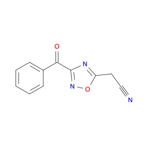 1,2,4-Oxadiazole-5-acetonitrile, 3-benzoyl-