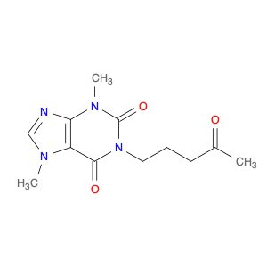 1H-Purine-2,6-dione, 3,7-dihydro-3,7-dimethyl-1-(4-oxopentyl)-