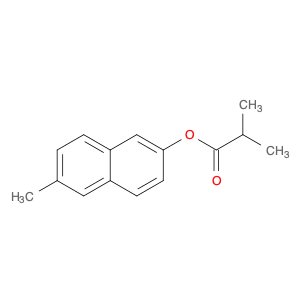Propanoic acid, 2-methyl-, 6-methyl-2-naphthalenyl ester