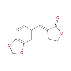 2(3H)-Furanone, 3-(1,3-benzodioxol-5-ylmethylene)dihydro-, (E)- (9CI)
